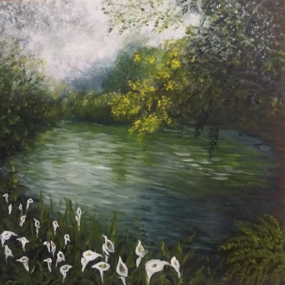 Lillies by the River